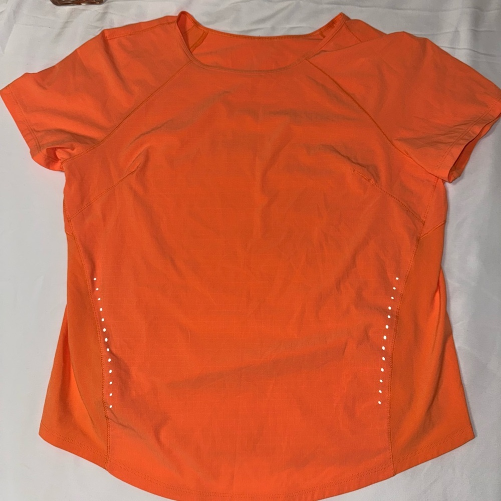 Lululemon Athletica | Lightweight Stretch Run Short Sleeve Shirt | Orange Soda - Picture 5 of 8
